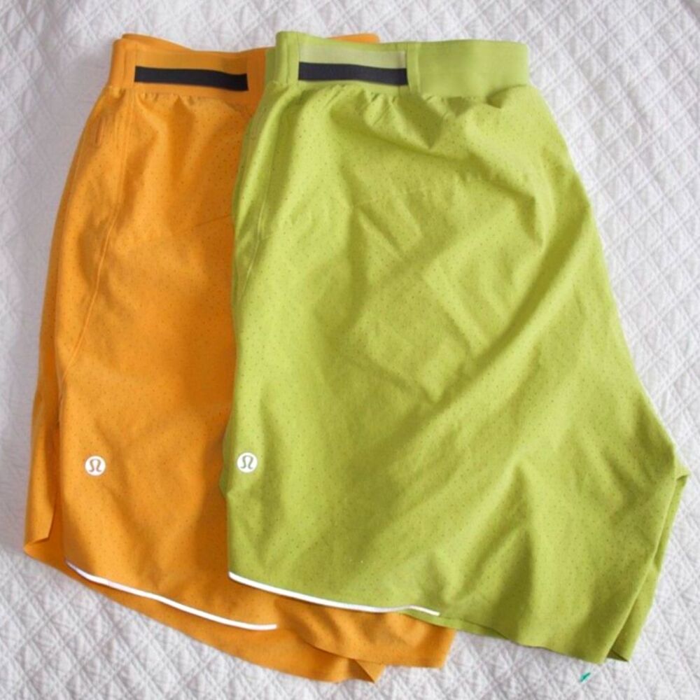 LOT OF 2 - Lululemon Men's Fast and Free 6" Lined Shorts LARGE